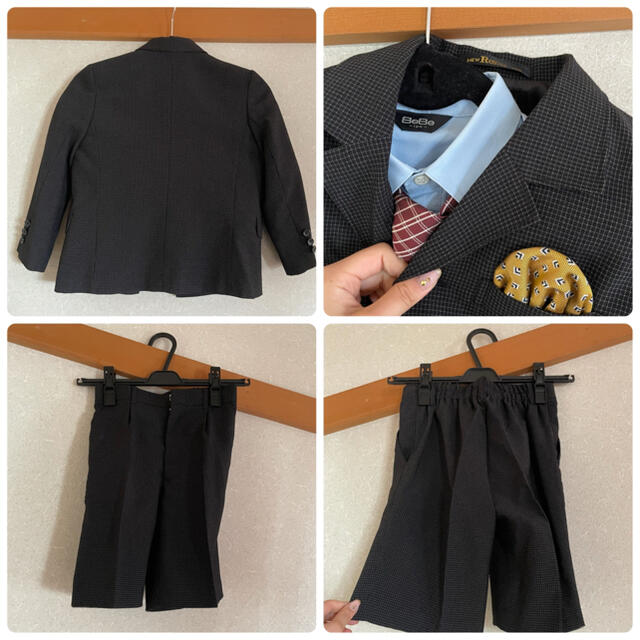 BeBe(ベベ)のNEWRoyal BeBe 子供服 120 スーツ キッズ/ベビー/マタニティのキッズ服男の子用(90cm~)(ドレス/フォーマル)の商品写真