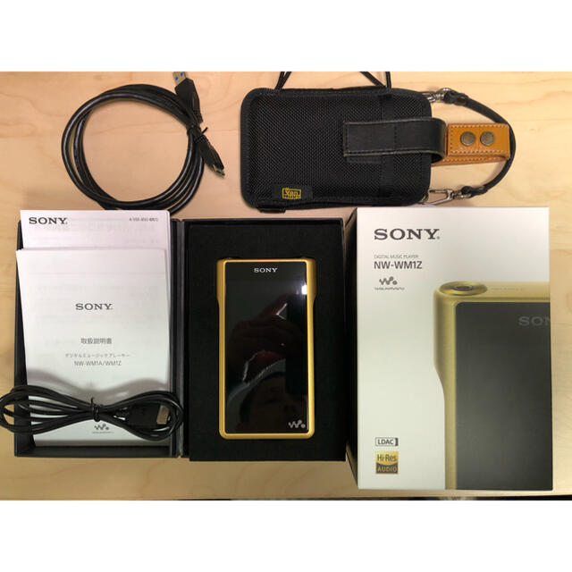 SONY NW-WM1A 　ケース、バランスケーブル、SD　フルセット