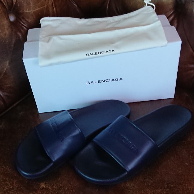 BALENCIAGA レザー シャワー サンダル 43 506347 - invisalignswiss.com