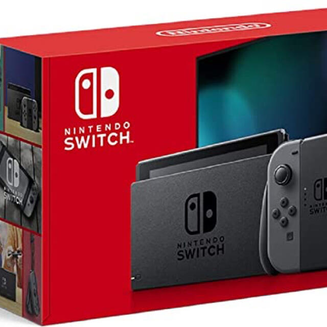 良好品】 任天堂 - ニンテンドースイッチ本体 グレー 家庭用ゲーム機