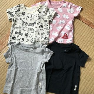 ニシマツヤ(西松屋)のベビーTシャツ4枚セット(Ｔシャツ)