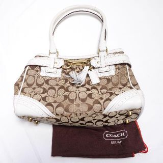 コーチ(COACH)の■coach　バッグ　白　レディース(その他)