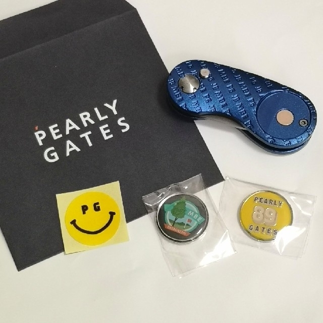 PEARLY 悪しき GATES スマイリーフェイス グリーンフォーク付き PEARLY 悪しき GATES スマイリーフェイス グリーンフォーク付き