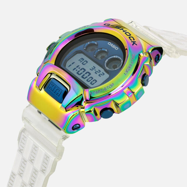 KITH FOR G-SHOCK GM6900 WATCH RAINBOW