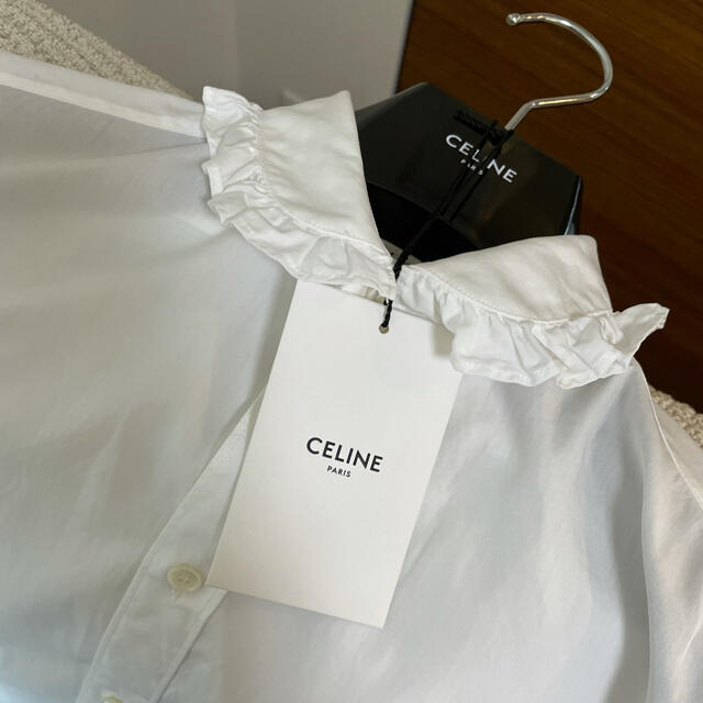 CELINE フリルシャツ 2