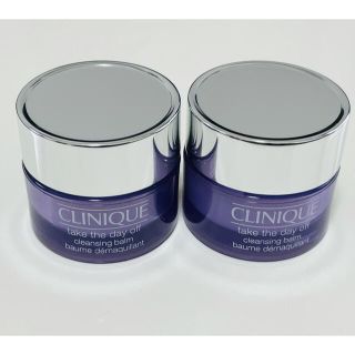 クリニーク(CLINIQUE)のクリニーク　クレンジングバーム　ミニサイズ2個セット(フェイスオイル/バーム)