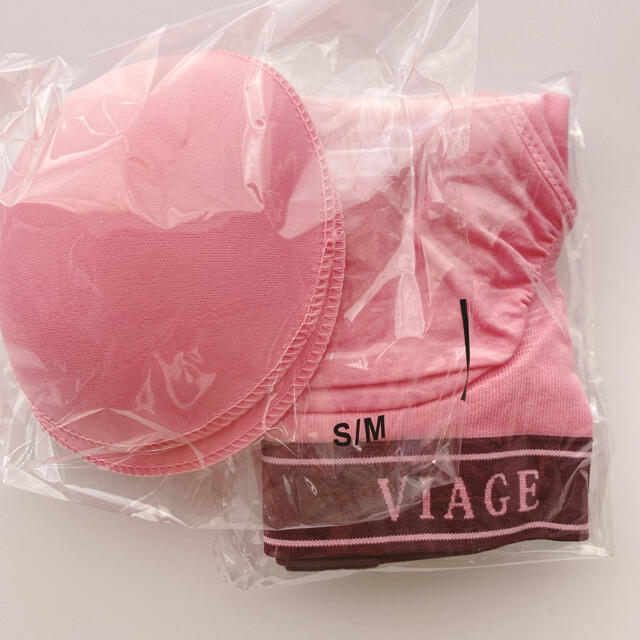 【新品未使用】Viage ナイトブラ ピンク レディースの下着/アンダーウェア(その他)の商品写真