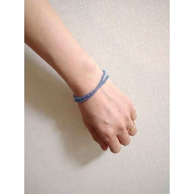 TODAYFUL(トゥデイフル)の★Blue agate✕clearGrayネックレス レディースのアクセサリー(ネックレス)の商品写真