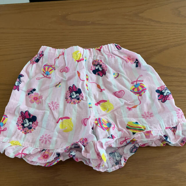 Disney(ディズニー)のミニー甚平90センチ キッズ/ベビー/マタニティのキッズ服女の子用(90cm~)(甚平/浴衣)の商品写真