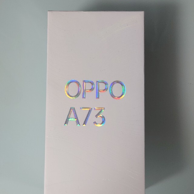 スマートフォン本体oppo A73 新品未開封　ネービーブルー