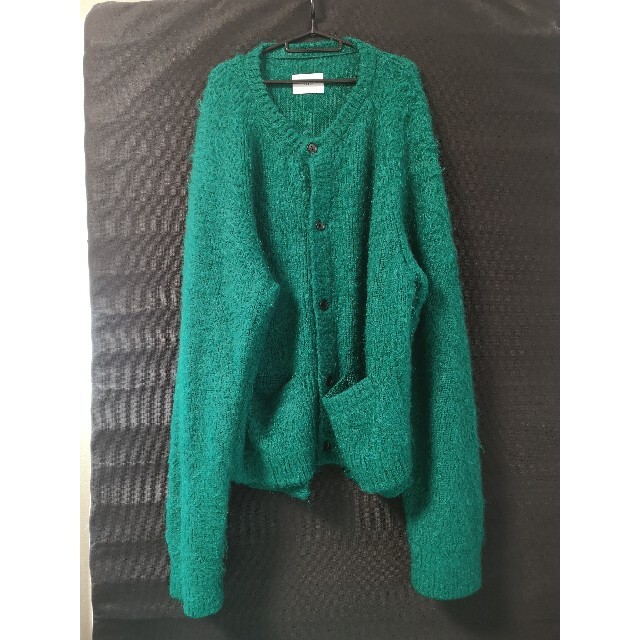 stein 20aw KID MOHAIR CARDIGAN "GREEN"