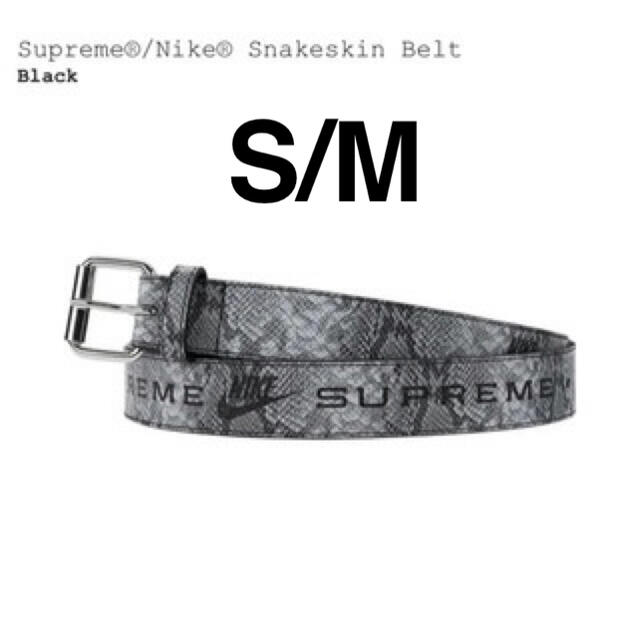 Supreme × NIKE Snakeskin belt S/M