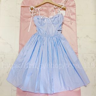 ミュウミュウ ミニワンピース レディース チェック の通販 12点 Miumiuのレディースを買うならラクマ