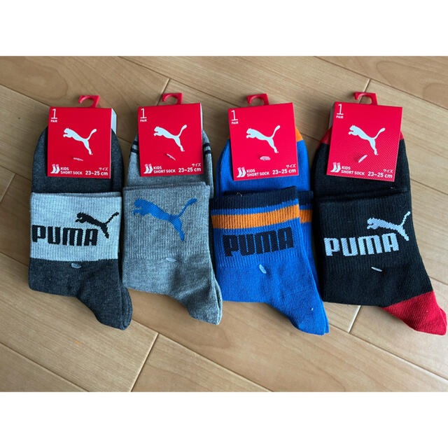 PUMA(プーマ)のプーマ　キッズソックス　23〜25 キッズ/ベビー/マタニティのこども用ファッション小物(靴下/タイツ)の商品写真