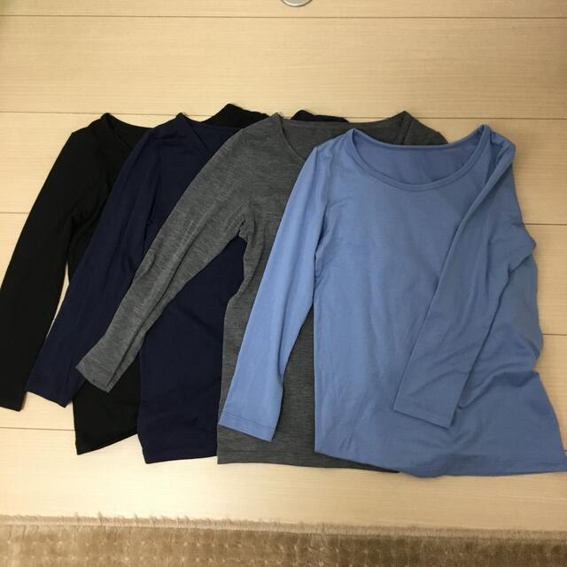 UNIQLO(ユニクロ)のユニクロ　ヒートテック　130  4枚セット キッズ/ベビー/マタニティのキッズ服女の子用(90cm~)(下着)の商品写真