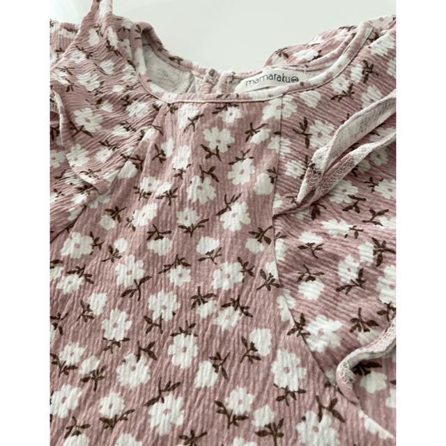 女の子 ノースリーブ 100 キッズ/ベビー/マタニティのキッズ服女の子用(90cm~)(Tシャツ/カットソー)の商品写真