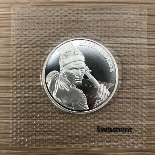 入手困難】Silver coin Federer/フェデラー コイン 記念銀貨 www
