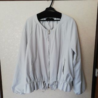 ザラ(ZARA)のZARA春夏ジャケット　ライトグレー(スプリングコート)