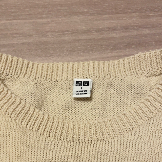 UNIQLO(ユニクロ)のユニクロU 3Dクルーネックセーター Lサイズ メンズのトップス(ニット/セーター)の商品写真