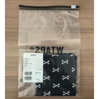 ダブルタップス(W)taps)の新品未使用 WTAPS BANDANA BLACK (バンダナ/スカーフ)