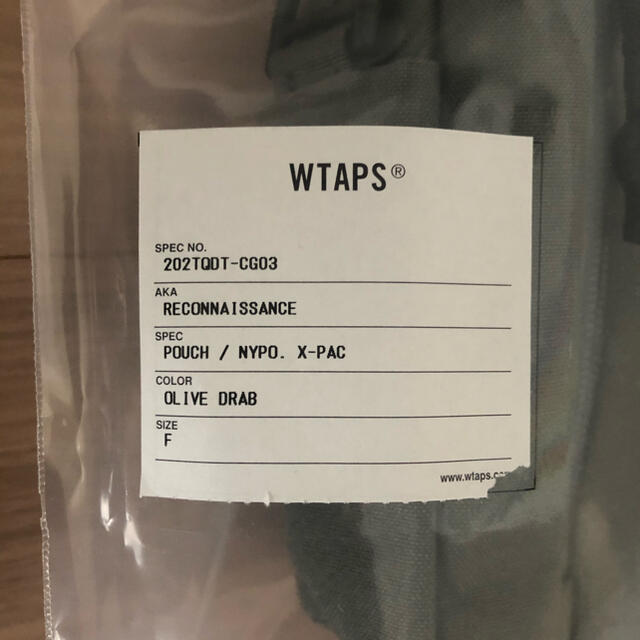 WTAPS POUCH NYPO XPAC OLIVE DRAB 2