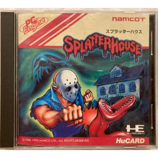 エヌイーシー(NEC)のスプラッターハウス SPLATTER HOUSE PCエンジン 動作確認済み(家庭用ゲームソフト)