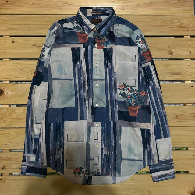 ブロックフローラル　プリントシャツ　ポールスミスコレクションPaul Smith