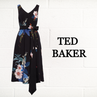 テッドベイカー(TED BAKER)の★SALE☆【TED BAKER】花柄Trinniジャンボリードレス(ミディアムドレス)