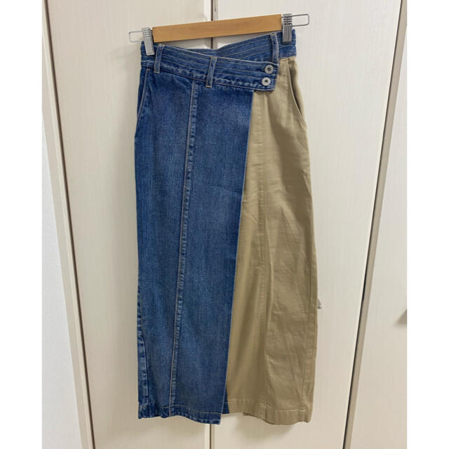 Ameri VINTAGE(アメリヴィンテージ)のAmeri♡SWITCH PENCIL DENIM SKIRT レディースのスカート(ロングスカート)の商品写真