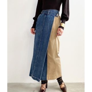 アメリヴィンテージ(Ameri VINTAGE)のAmeri♡SWITCH PENCIL DENIM SKIRT(ロングスカート)