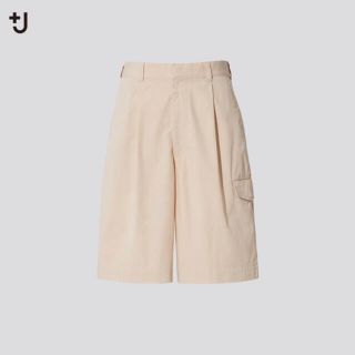 ユニクロ(UNIQLO)の【mskc様専用】＋j ワイドフィットカーゴハーフパンツ　Sサイズ(ショートパンツ)