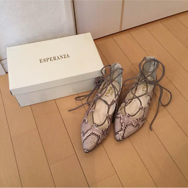 ESPERANZA(エスペランサ)の新品未使用 レースアップパンプス レディースの靴/シューズ(ハイヒール/パンプス)の商品写真