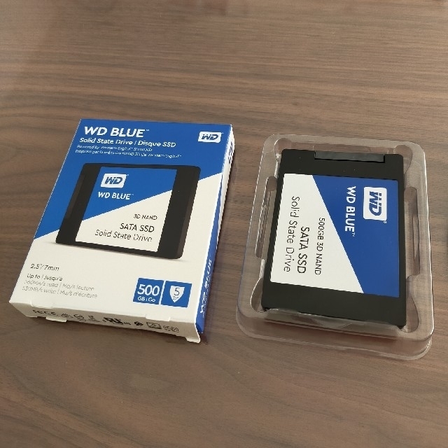 WesternDigital製 WD BLUEシリーズ SSD 500GB