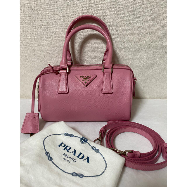 PRADA プラダ サフィアーノ　ミニボストン