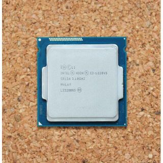 動作品抜き取り：CPU Intel Xeon E3-1220V3 3.10GHz(PCパーツ)