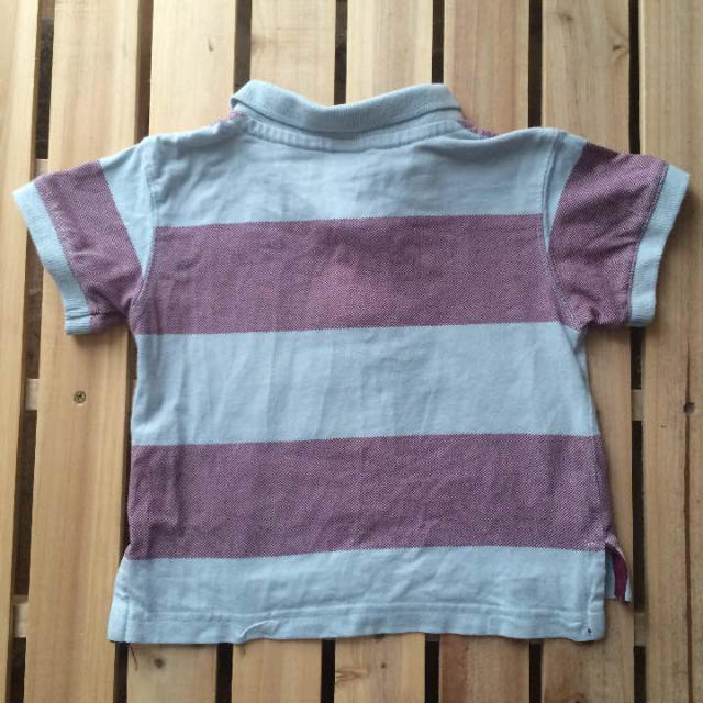 babyGAP(ベビーギャップ)の☆ベビーギャップ☆ボーダーポロシャツ☆ キッズ/ベビー/マタニティのベビー服(~85cm)(シャツ/カットソー)の商品写真