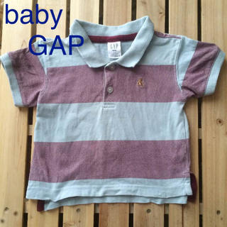 ベビーギャップ(babyGAP)の☆ベビーギャップ☆ボーダーポロシャツ☆(シャツ/カットソー)