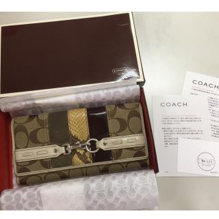 コーチ(COACH)の【正規品】中古品 COAOH限定版 長財布(財布)