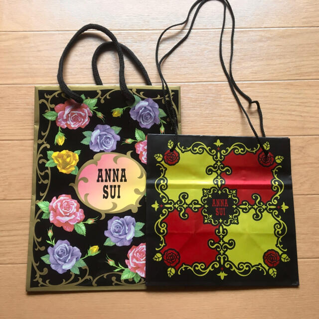 ANNA SUI(アナスイ)のANNA SUI 紙袋2点 レディースのバッグ(ショップ袋)の商品写真