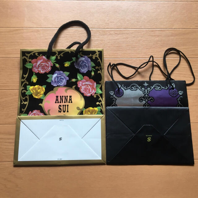 ANNA SUI(アナスイ)のANNA SUI 紙袋2点 レディースのバッグ(ショップ袋)の商品写真