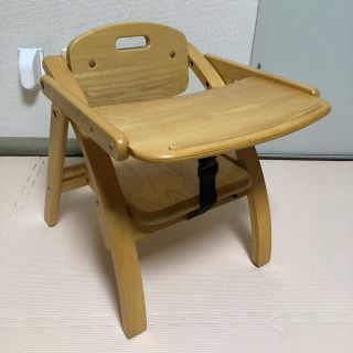 ヤマトヤ(大和屋)の大和屋　ベビーチェア　アーチ木製ローチェア　ナチュラル(その他)