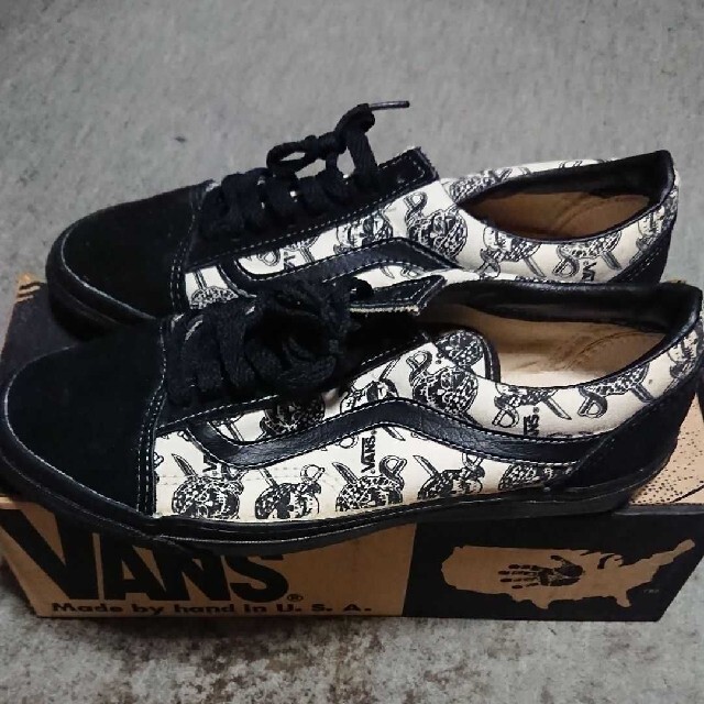 VANS スケートハイ レトロ 30周年 スカルパイレーツ 28.5㎝