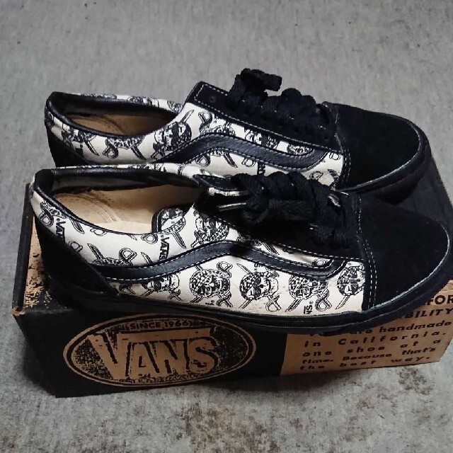 VANS スケートハイ レトロ 30周年 スカルパイレーツ 28.5㎝