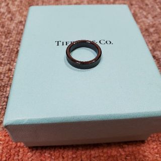 ティファニー(Tiffany & Co.)の新品　未使用　Tiffany　ティファニー　ブラックチタン　リング(リング(指輪))