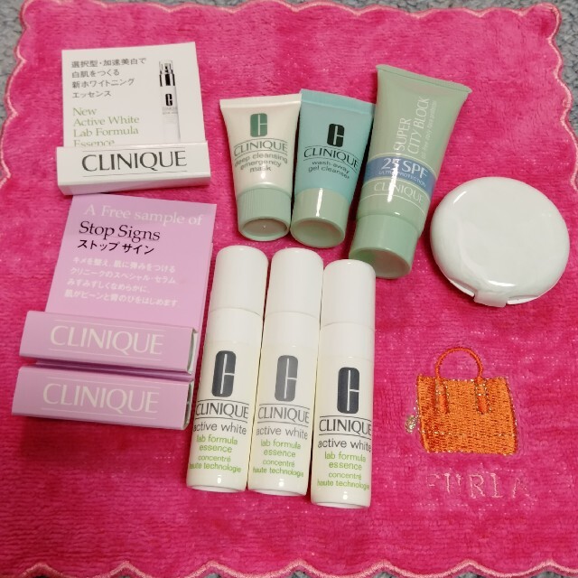 CLINIQUE(クリニーク)のクリニーク 10点 コスメ/美容のキット/セット(サンプル/トライアルキット)の商品写真