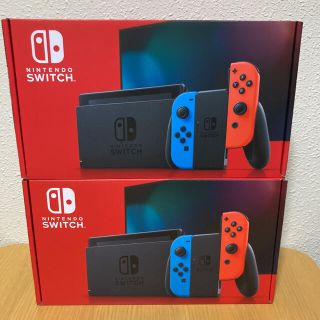 ニンテンドースイッチ(Nintendo Switch)の新品 Switch2個セット(家庭用ゲーム機本体)