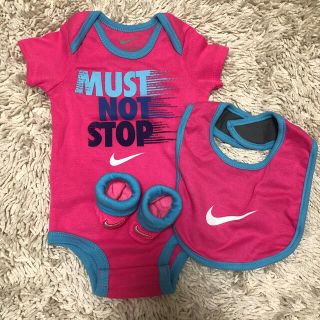 ナイキ(NIKE)のNIKE BABY ナイキ　ベビー　ロンパース　セット　ピンク　女の子(ロンパース)