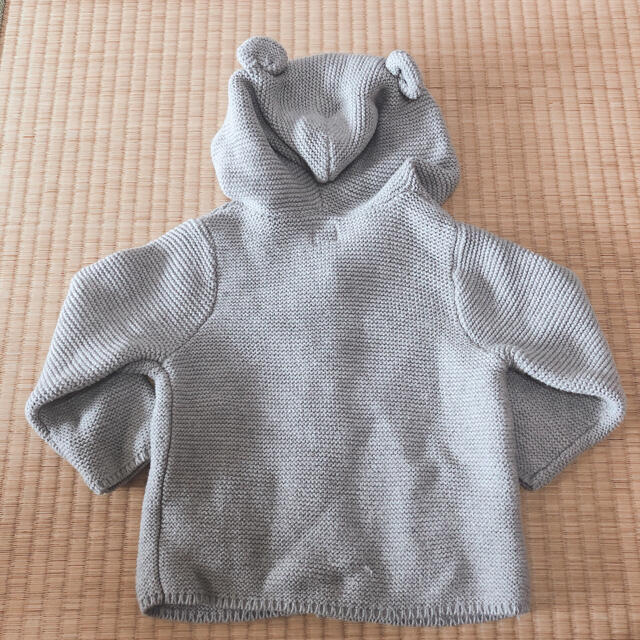 babyGAP(ベビーギャップ)のbaby GAP くま耳カーディガン キッズ/ベビー/マタニティのキッズ服女の子用(90cm~)(カーディガン)の商品写真