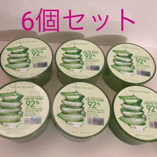 ネイチャーリパブリック(NATURE REPUBLIC)のネイチャーリパブリック　アロエジェル 92% アロエベラ　6個セット(保湿ジェル)