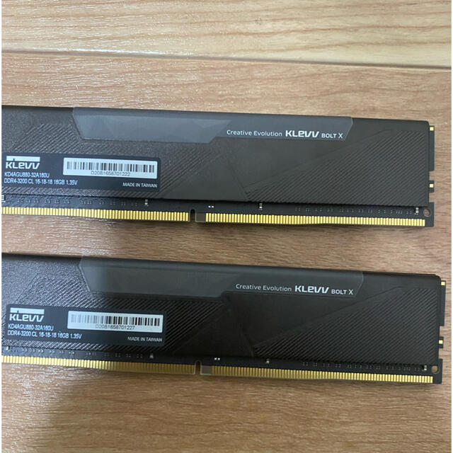 DDR4 3200 16GB x 2枚　32gbスマホ/家電/カメラ